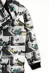 NEXT Boys’ Skateboard Print Hoodie – Street Style Graphic - Smgarment's