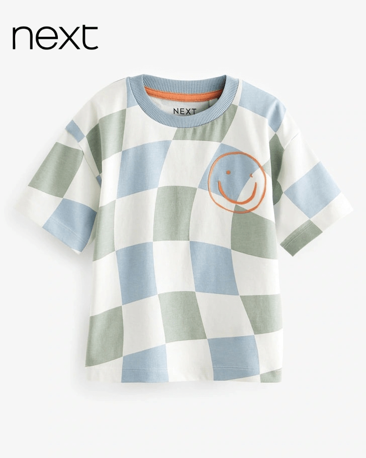 NEXT CHESS PRINT BOYS TEE - Smgarment's