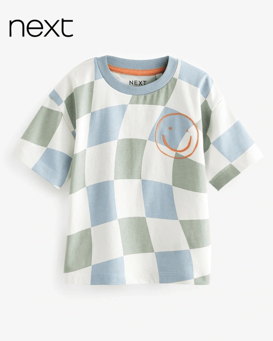 NEXT CHESS PRINT BOYS TEE - Smgarment's