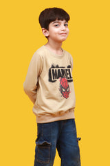 NEXT CREAM - COLOR MARVEL SPIDER PRINTED SWEATSHIRT - SMgarment's