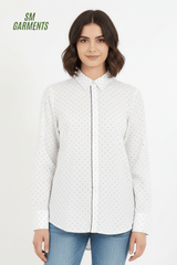 NXT WOMEN POLKA DOT SHIRT - Smgarment's