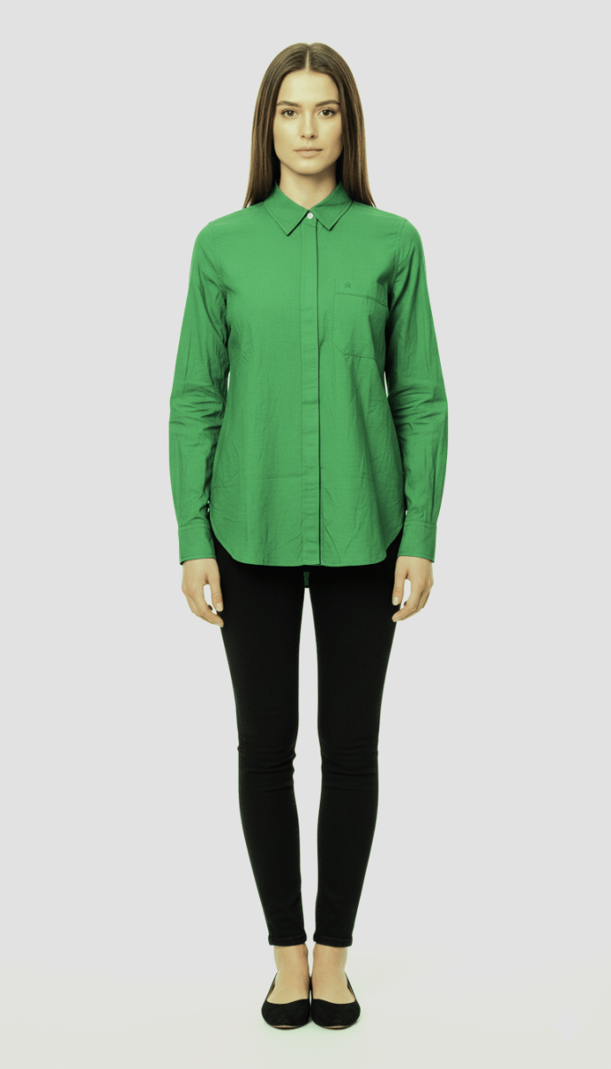 NXT WOMENS PLAIN POCKET SHIRT - Smgarment's