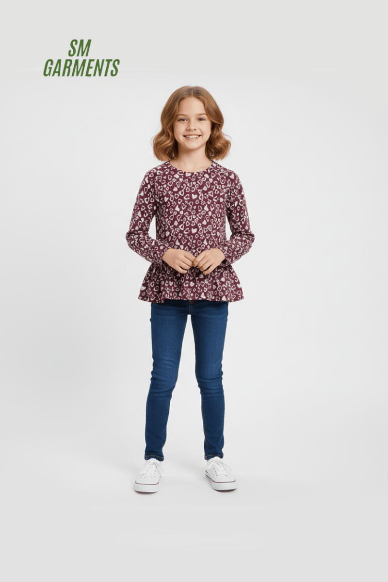 OKAIDI GIRLS GRAPHC PRINT SWEATSHIRT - Smgarment's