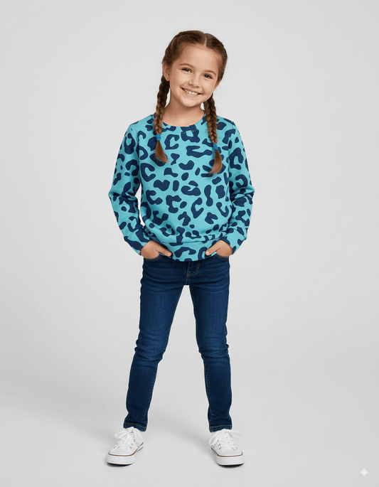 OKAIDI GIRLS GRAPHC PRINT SWEATSHIRT - Smgarment's