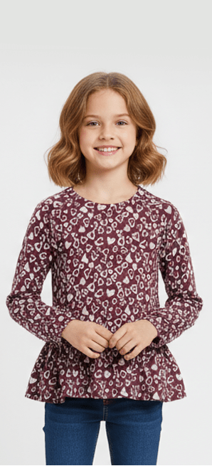 OKAIDI GIRLS GRAPHC PRINT SWEATSHIRT - Smgarment's