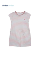 Okaïdi - Obaïbi Baby Girls' Pink Striped Dress - Smgarment's
