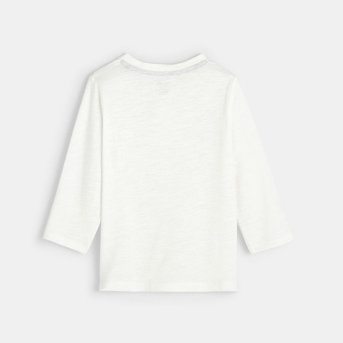 OKAIDI OBAIBI T-shirt with Tunisian collar in solid color flamé organic cotton for boy - Smgarment's