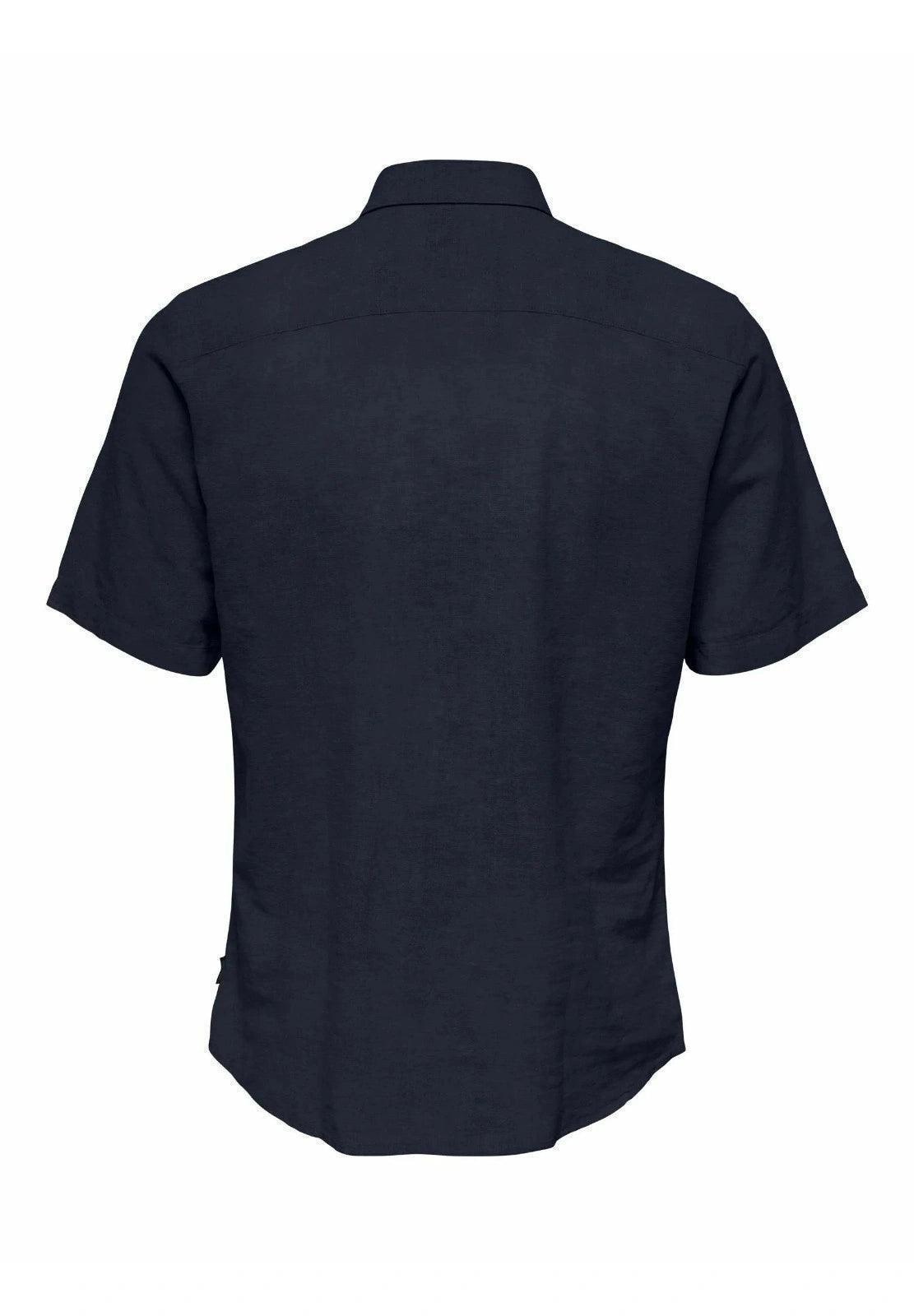 ONLY & SONS CAIDEN SHIRT NIGHT SKY SHORT SLEEVES - SMgarment's