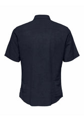 ONLY & SONS CAIDEN SHIRT NIGHT SKY SHORT SLEEVES - SMgarment's