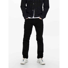 Only & Sons Men's Weft Black Jeans - Smgarment's