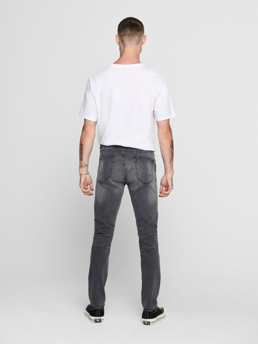 ONLY & SONS ONSWARP Low rise Skinny Fit Jeans - Smgarment's