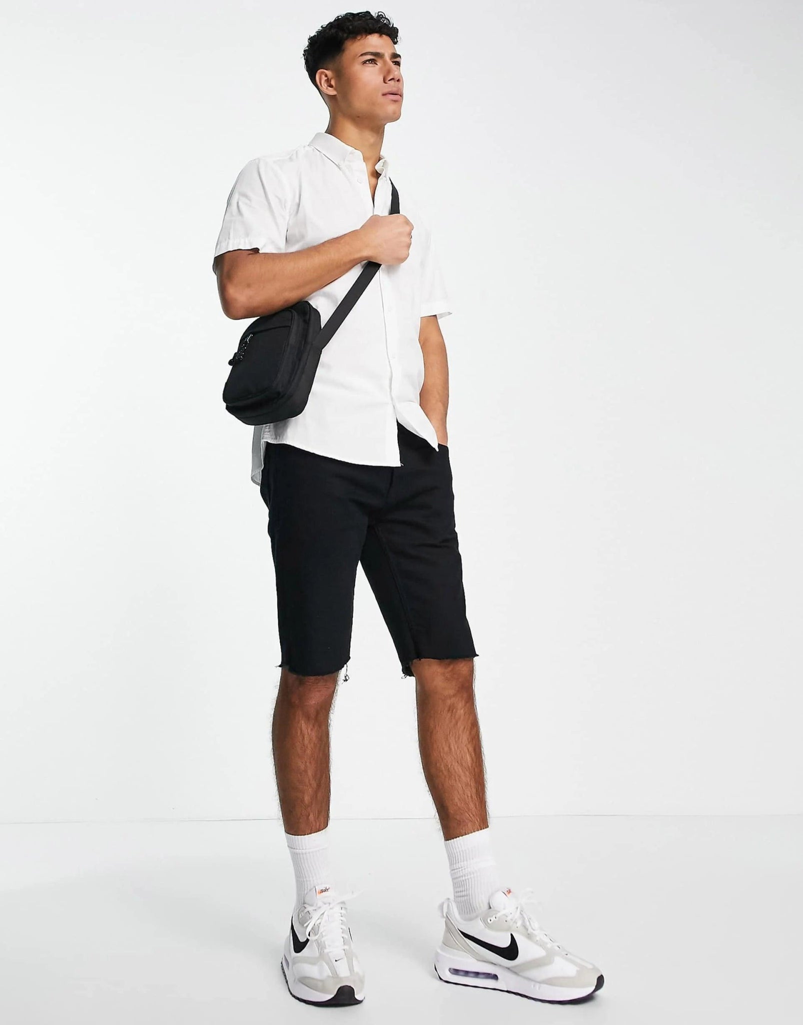 ONLY & SONS SHORT SLEEVES STRETCH COTTON SHIRT - SMgarment's