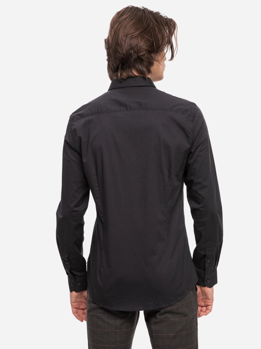 ONLY&SONS EXTRA SLIM SHIRT (BLACK) - Smgarment's
