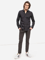 ONLY&SONS EXTRA SLIM SHIRT (BLACK) - Smgarment's