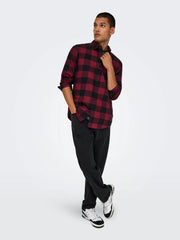 Only & Sons ONSGUDMUND Men Check Shirt