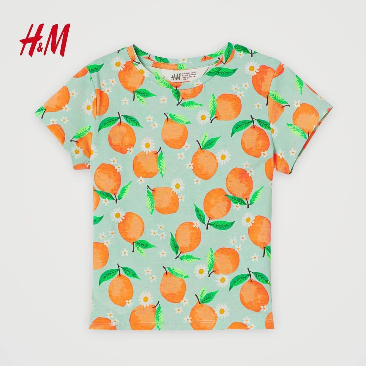 ORANGES PRINTED T - SHIRT - SMgarment's