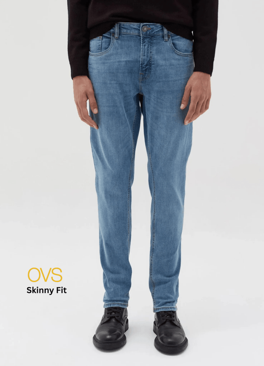 OVS Skinny Fit Stretch Jeans With Five Pockets - Smgarment's