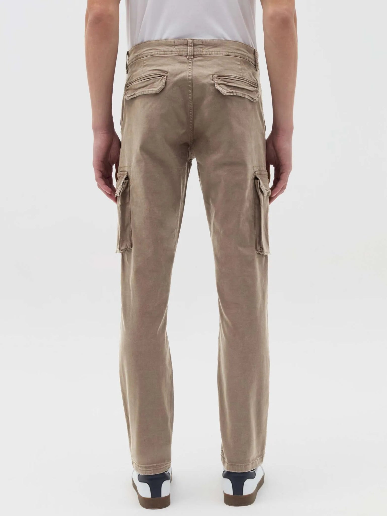OVS Stretch Cotton Twill Cargo Trousers - SMgarment's
