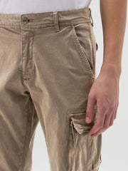 OVS Stretch Cotton Twill Cargo Trousers - SMgarment's