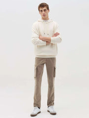 OVS Stretch Cotton Twill Cargo Trousers - SMgarment's