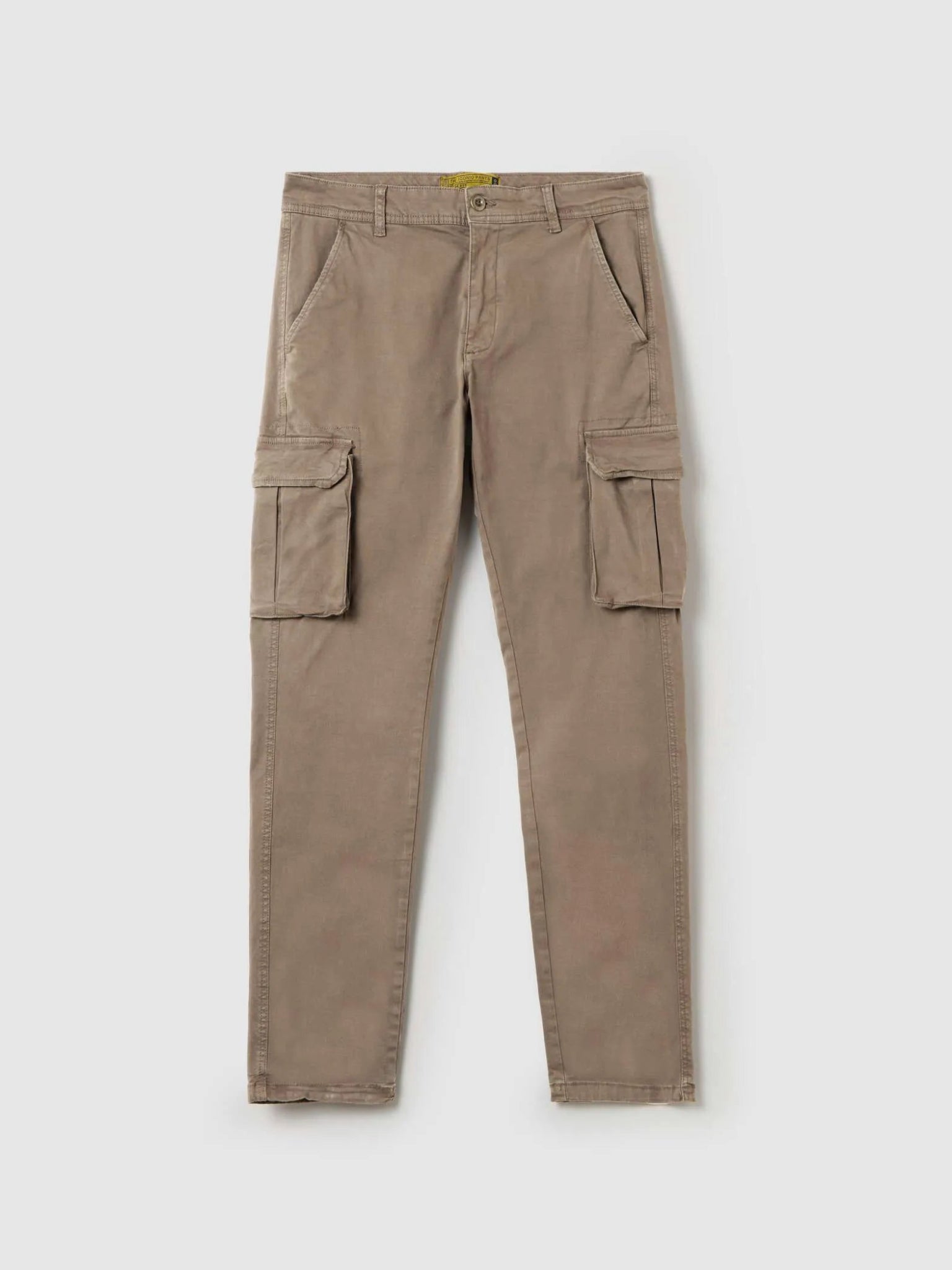 OVS Stretch Cotton Twill Cargo Trousers - SMgarment's