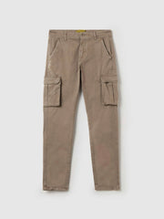 OVS Stretch Cotton Twill Cargo Trousers - SMgarment's