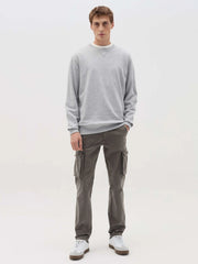 OVS Stretch Cotton Twill Cargo Trousers - SMgarment's