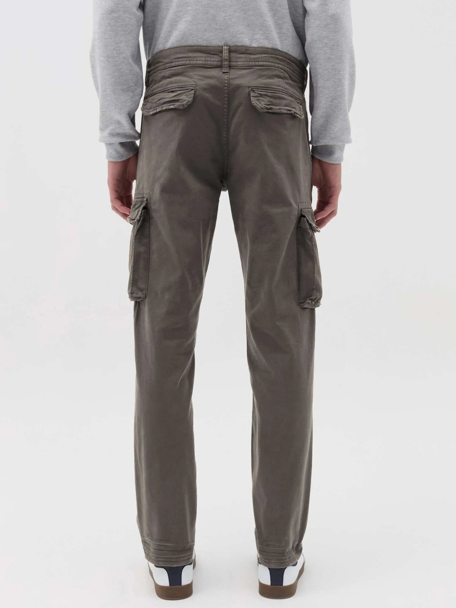 OVS Stretch Cotton Twill Cargo Trousers - SMgarment's