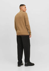 PANNEL HALF ZIP - Jumper - otter - SMgarment's