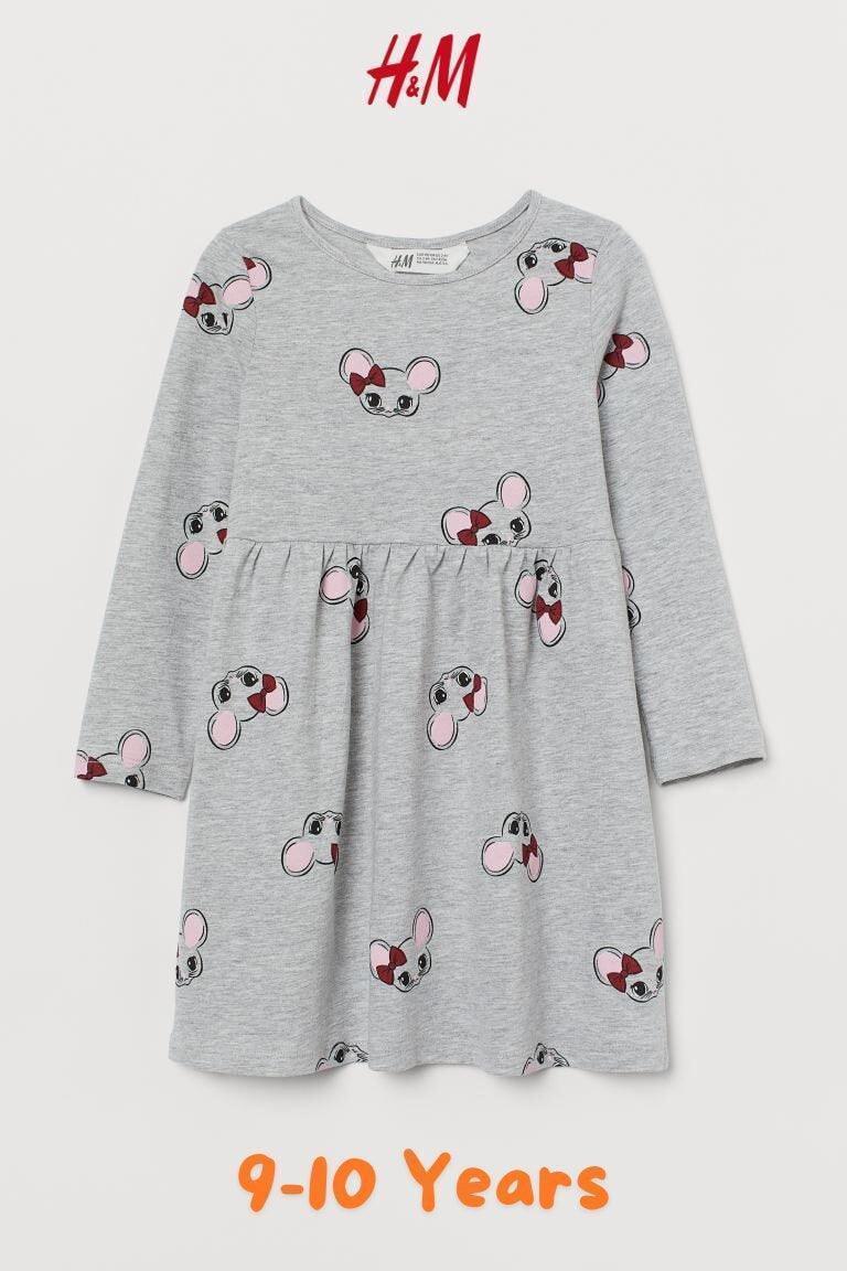 Patterned Jersey Dress - SMgarment's