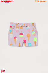 Patterned Jersey Shorts - SMgarment's