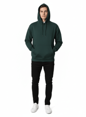PB BASIC HOODIE DARK GREEN - Smgarment's