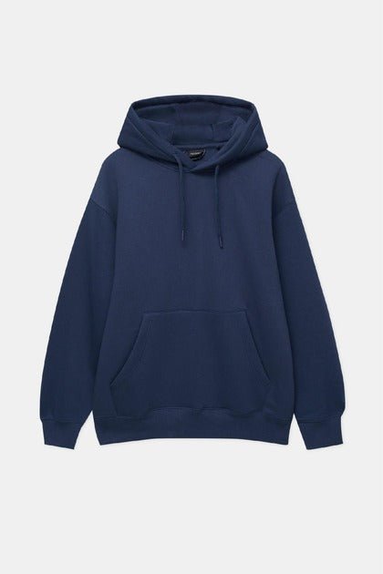 PB BASIC HOODIE NAVY BLUE - Smgarment's