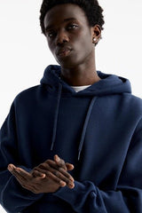 PB BASIC HOODIE NAVY BLUE - Smgarment's