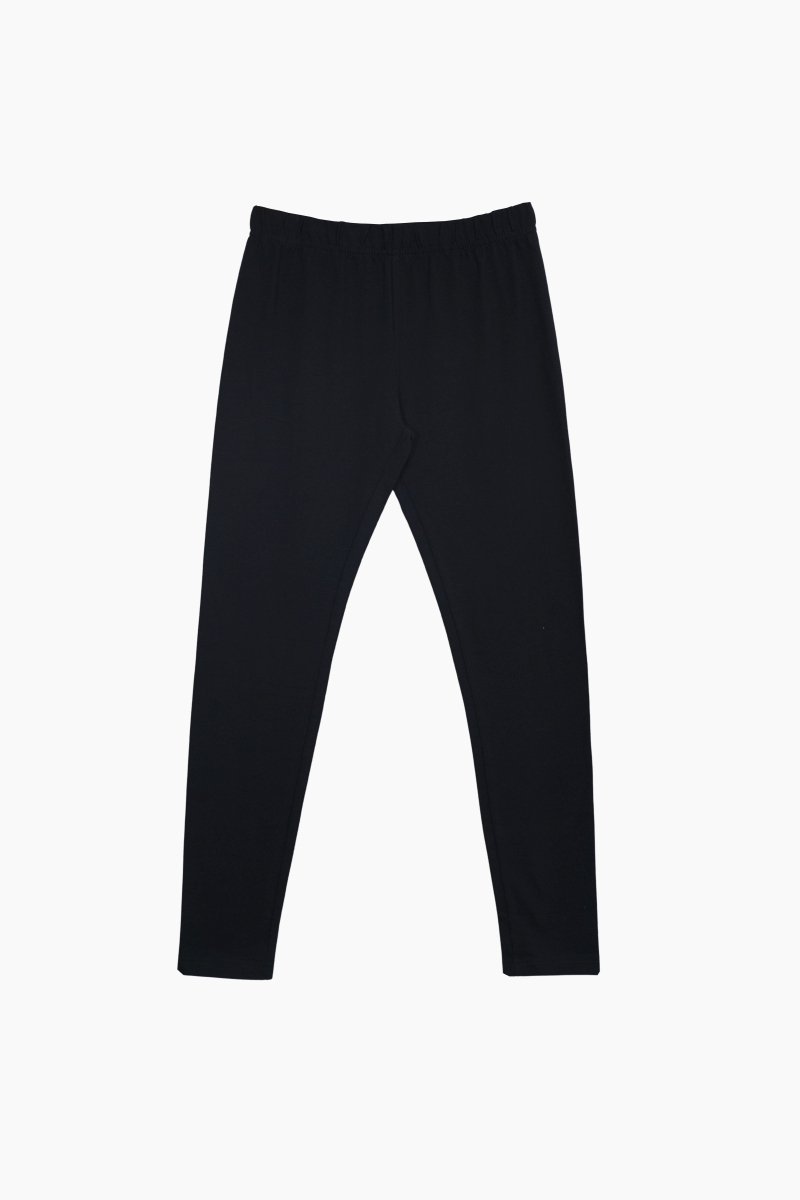 PEPCO KIDS Classic Black Cotton Leggings - Smgarment's