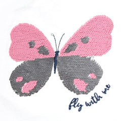PEPCO LITTLE KIDS Long Sleeves Butterfly T-Shirt - Smgarment's