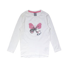 PEPCO LITTLE KIDS Long Sleeves Butterfly T-Shirt - Smgarment's