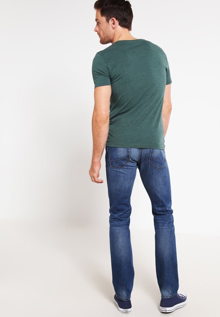 PIER ONE Men's Forest Green Crew Neck T-Shirt - Smgarment's