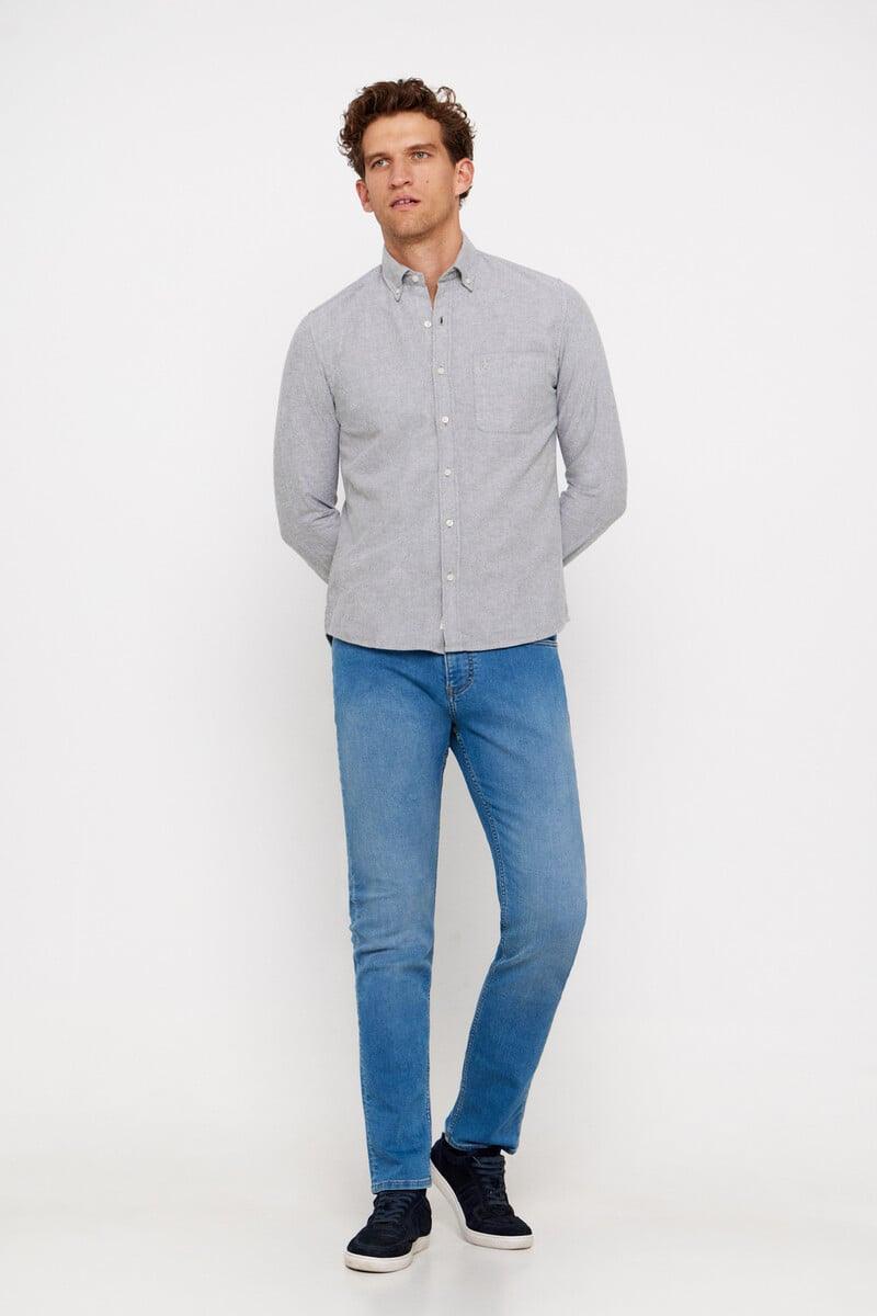 Plain Brushed Oxford Shirt - SMgarment's