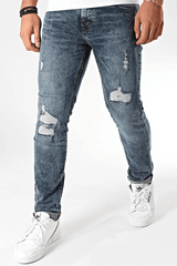 Postroy Blue Denim Slim Jeans - SMgarment's
