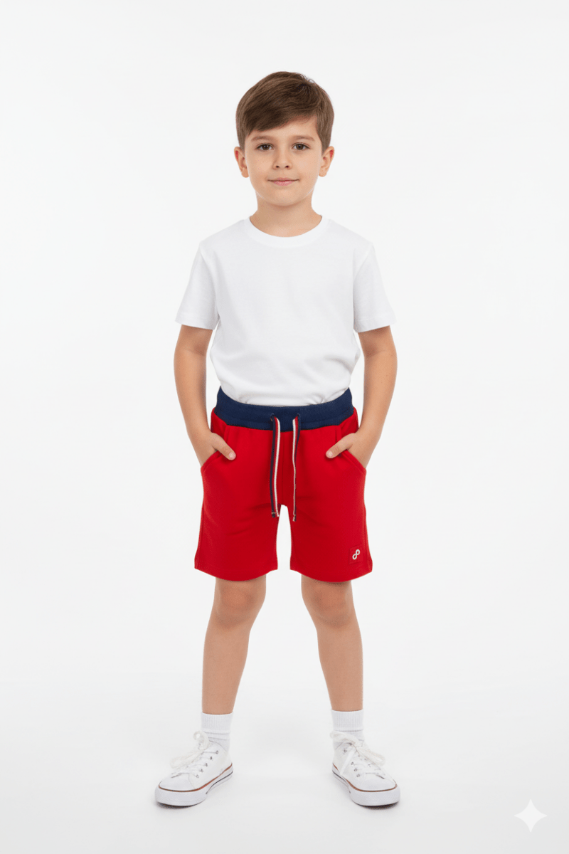 PRENATAL Red Boy Short - Smgarment's