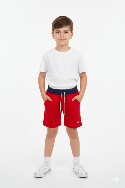 PRENATAL Red Boy Short - Smgarment's