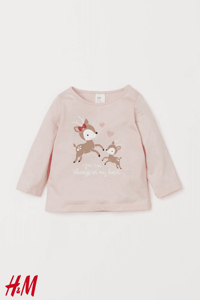 Printed Jersey Top - SMgarment's