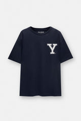 Pull & Bear Blue Yale T-shirt - Smgarment's