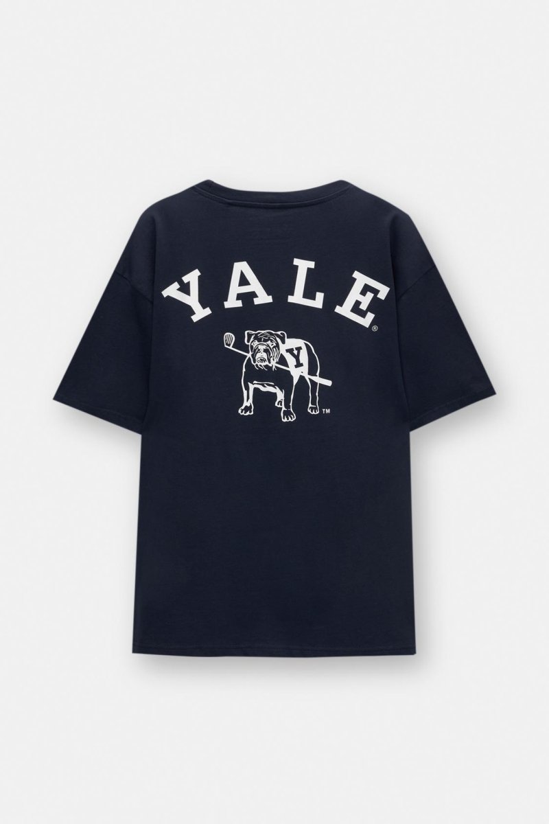 Pull & Bear Blue Yale T-shirt - Smgarment's