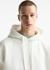 PULL&BEAR MENS WHITE PLAIN HOODIE - Smgarment's