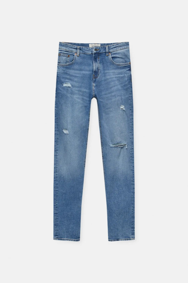 PULL&BEAR Ripped Skinny Jeans - Smgarment's