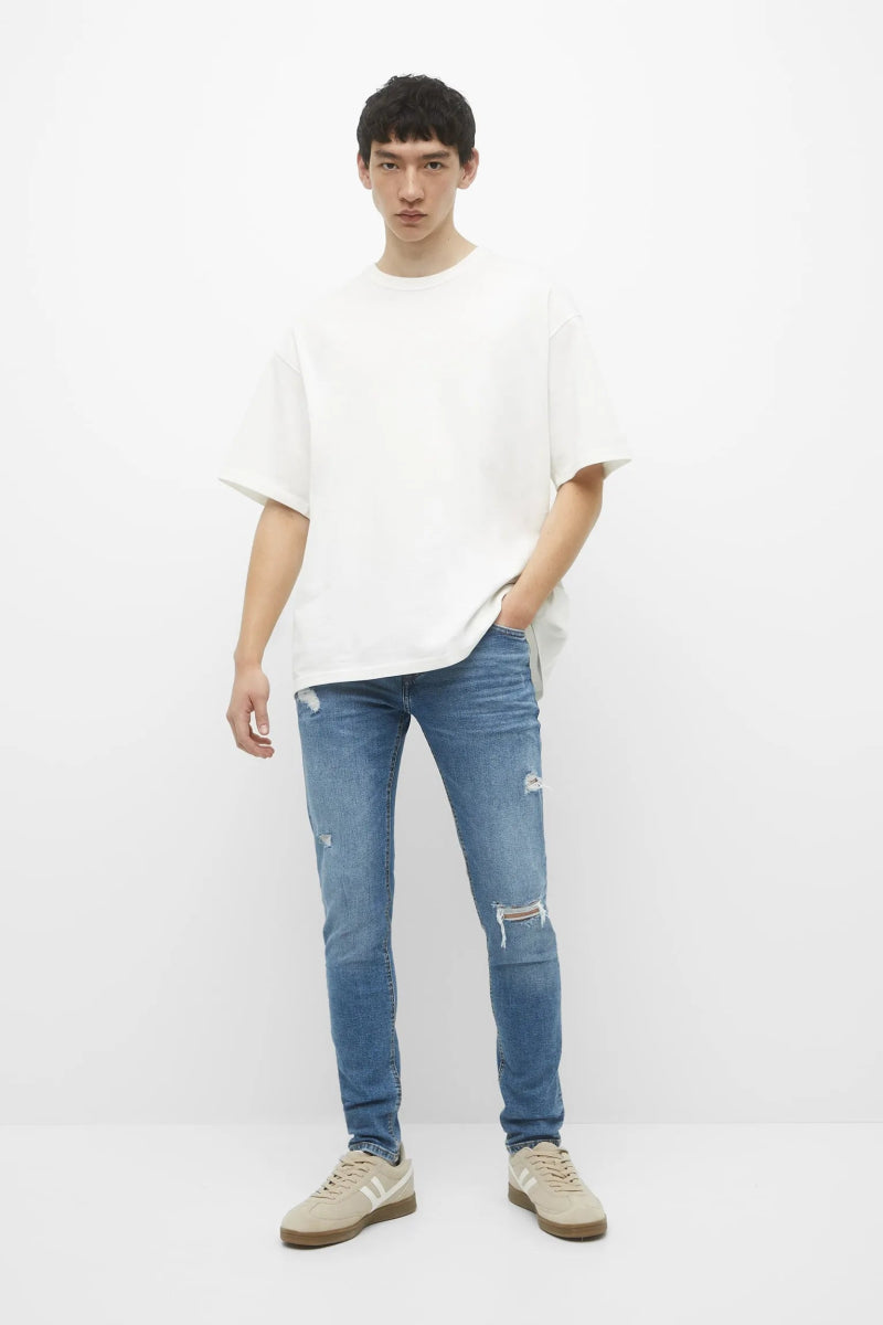 PULL&BEAR Ripped Skinny Jeans - Smgarment's