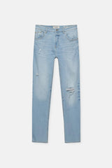 PULL&BEAR Ripped Skinny Jeans - Smgarment's