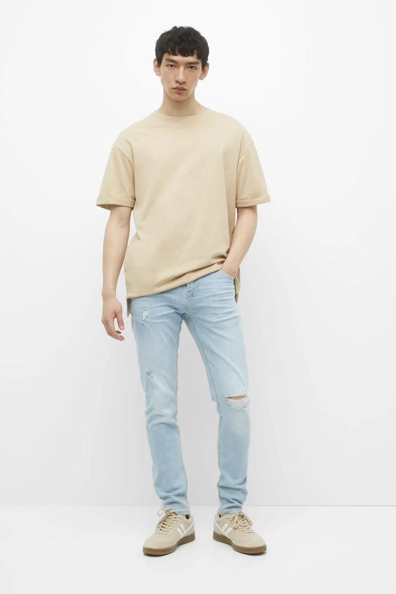 PULL&BEAR Ripped Skinny Jeans - Smgarment's